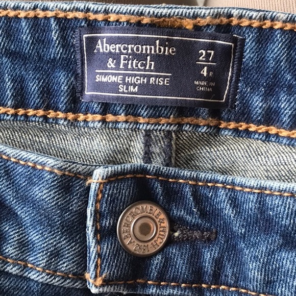 Abercrombie & Fitch Simone High Rise Jeans - NEW - Picture 3 of 3